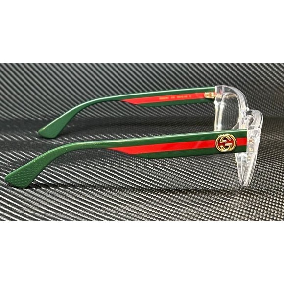 Gucci Clear Stripe Women's 55mm Eyeglasses - Picture 4 of 5